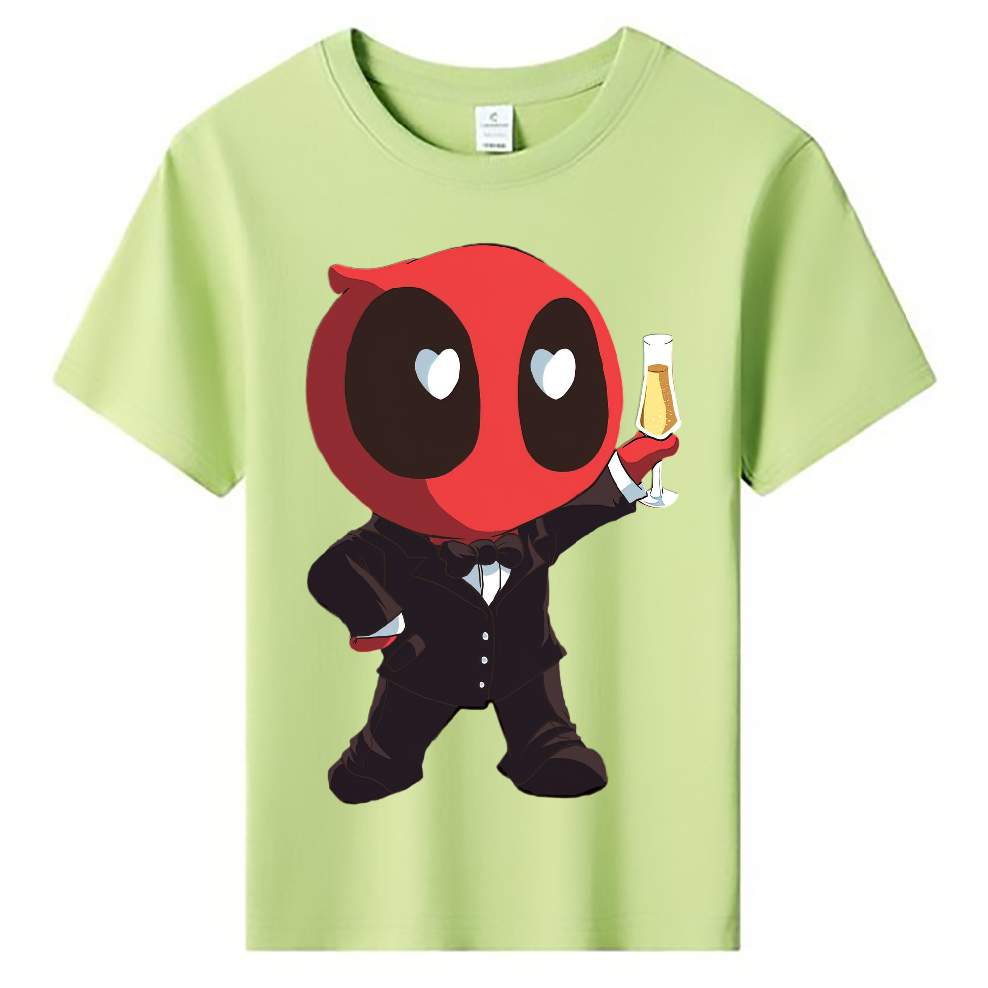 （画像用） Deadpool デッドプール 綿100％キッズTシャツ（フロントプリント）